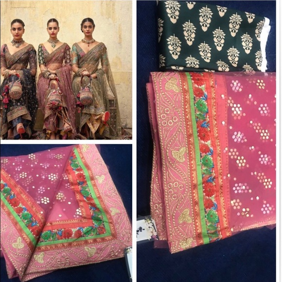 Ladies Designer Net saree - Picture 3 of 4